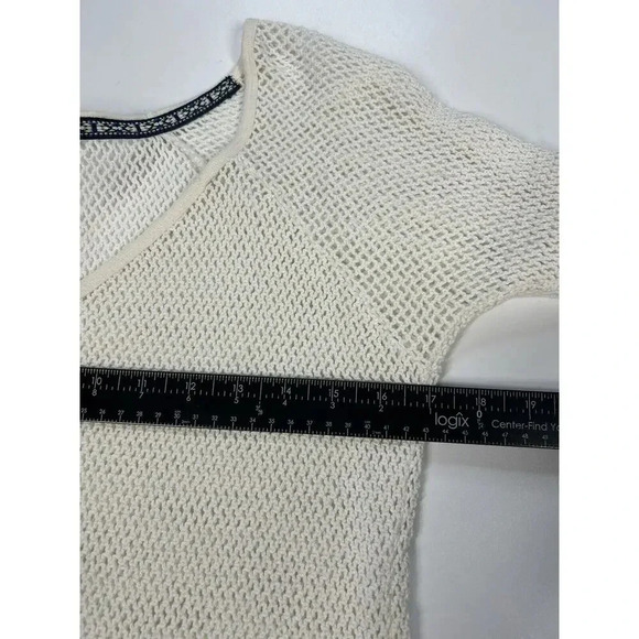 Element Sweater Top Womens Small Open Knit White Outdoor Gorpcore Boho - Picture 6 of 7